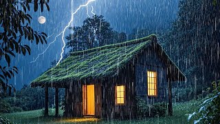 Hurricane Sounds for Sleeping  Relaxing Storm Ambience All Night Rain Sounds For Sleeping ASMR [upl. by Rust]