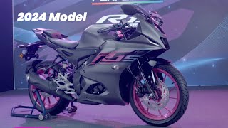 Finally 2024 Yamaha R15 V5 Launched💥  3 Big Updates  New Color  New Price  Yamaha R15 2024 Model [upl. by Gnex]