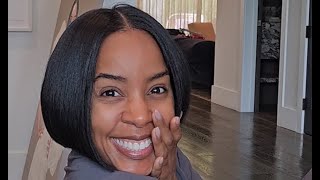 My honest review about Beyonces new haircare line as I try it on Kelly Rowland 🤍 [upl. by Infield108]