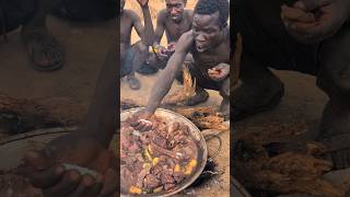 Ooh😯 its Breakfast MealSee hunts Enjoying eating meal😋 So delicious Today🔥culture africa [upl. by Adnof]