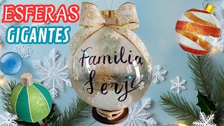 3 IDEAS de EFERAS NAVIDEÑAS GIGANTES🔴 paso a paso  te sorprenderás🌲✨ [upl. by Norra53]