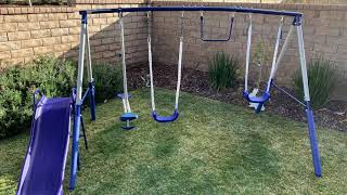 How To Assemble a Swing Set Sportspower [upl. by Leyes]