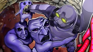 El Juego LEGENDARIO Más Estupido de TERROR Ao Oni 💀 ▶ CuadraditoyCirculitoOk [upl. by Neerac]