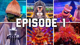 All Performances amp Reveal  Masked Singer Episode 1 Season 3 [upl. by Tanah]