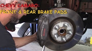 Chevy Camaro Brembo Brakes Front amp Rear Replacement [upl. by Imled]