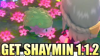 NEW Get Shaymin glitch on 112 in Pokemon Brilliant Diamond Shining Pearl [upl. by Hajile]