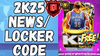 I OPEN THE FREE RARE DARK MATTER PLUS LOCKER CODE FOR GOAT KEVIN DURANT 2K25 NEWS [upl. by Oicnecserc467]