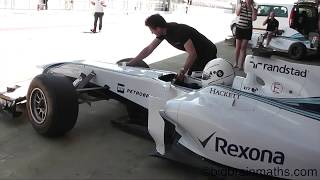 Maths Teacher Drives Williams FW33 F1 Car  Full video [upl. by Gabler75]