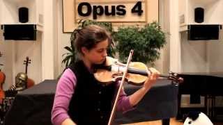 Opus 4 Studios Sarah Hall violin  Paganiniana by Nathan Milstein [upl. by Petigny]