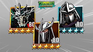 TMNT Legends Shredder Classic Super Shredder Shredder Trio Team [upl. by Ethyl740]