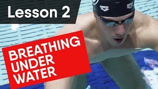 HOW TO BREATHE WHILE SWIMMING New StepbyStep TUTORIAL [upl. by Debera983]