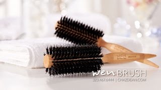 WEN® Deluxe Round Boar Bristle Brush by Chaz Dean [upl. by Chapel]