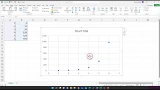 Exponential Regression with Excel mp4 [upl. by Helms647]