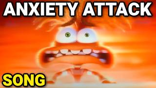 Anxiety Attack Inside Out 2 Anxiety Song Animated Music Video [upl. by Hanny]