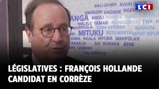 Législatives  François Hollande candidat en Corrèze [upl. by Nilats]