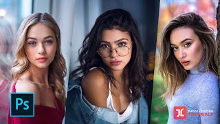 8 Photoshop Hacks For STUNNING Portraits [upl. by Lawtun]