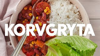 Grym korvgryta med chorizo och kidneybönor [upl. by Hedvige904]