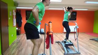 SKI SYSTEM TRAINING  MEDIUM INTENSITY WORKOUTS WITH 2KG WEIGHTS [upl. by Abbe]