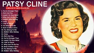 Patsy Cline Greatest Hits 🎶 The Best Of Patsy Cline Songs 🎶 Youre Stronger Than Me 6943 [upl. by Medorra]