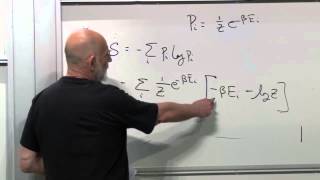 Statistical Mechanics Lecture 4 [upl. by Kcirdneked]