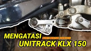 CARA MENGATASI SHOCK KLX150 BELAKANG BUNYI‼️TIPS amp SERVICE UNITRACK [upl. by Mason]