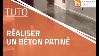 Réaliser un Béton Patiné avec un bel aspect [upl. by Booth]