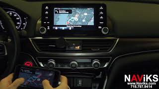 2018 Honda Accord Sport EX EXL Touring NAViKS Video Interface Add Smartphone Mirroring [upl. by Helga]