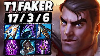 T1 Faker Jayce vs Akshan  MID  Patch 1419 Ranked EUW ✅ [upl. by Franck]