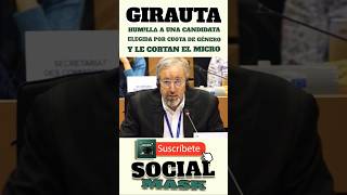 GIRAUTA se lo EXPLICA a una CANDIDATA SOCIALISTA elegida por CUOTA de GÉNERO y le CORTAN el MICRO 🎤 [upl. by Margarette381]