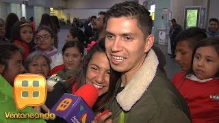 Carmelita de Exatlón y Brenda la novia de Aristeo ¡se encontraron en el aeropuerto [upl. by Adnola453]