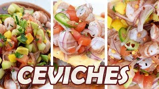 3 RECETAS de CEVICHE Para Lucirse  TOQUE Y SAZÓN [upl. by Erdne]