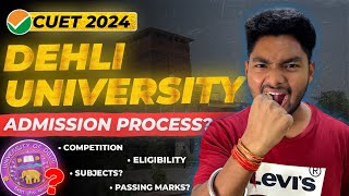 Delhi University Admission 2024 Full Process  DUCUET 2024 SyllabusExam PatternBooksPreparation [upl. by Nasaj]