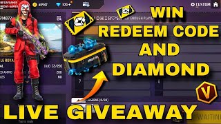 Free Fire Live Giveaway Custom Room  FF Live Team Code Giveaway  ff live giveaway [upl. by Ikoek415]