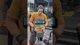 Sabse Heavy Dumbbell 😱 dumbbell biggest shorts youtubeshort myvoice [upl. by Massab]