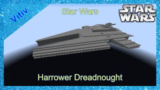 Star Wars HarrowerClass Dreadnought in Minecraft  Tutorial [upl. by Genovera]