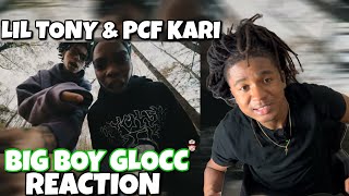 Lil Tony x Pcf Kari  Big Boy Glocc Official Music Video REACTION [upl. by Granniah]