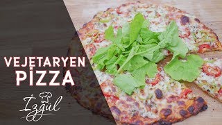 Kolay Vejeteryen Pizza  Lavaş Pizzası  Yağız İzgül [upl. by Ramat]