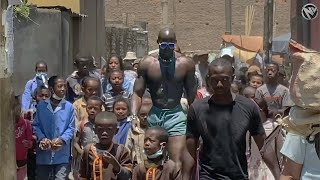 NO GYM  NO POWDERS  AFRICAN BODYBUILDERS  REAL BODYBUILDING GAINS MOTIVATION [upl. by Aremat]