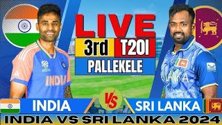 LIVE 🔴 INDIA VS SRI LANKA LIVE MATCH 2024 [upl. by Jeth461]