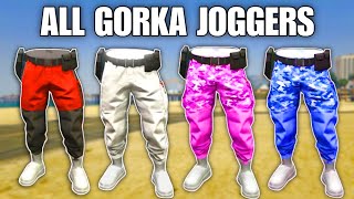 UPDATED HOW TO GET ALL GORKA JOGGERS IN GTA 5 ONLINE 169 No Transfer [upl. by Nnaillij861]