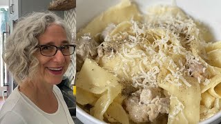 Pappardelle with Creamy Chicken Sauce  Simple yet Delicious Recipe  Everyday Food [upl. by Okemak]