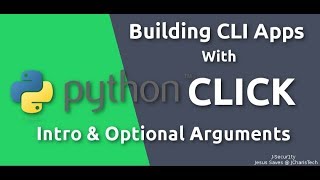 Python Click Tutorials Intro and Options Build A Command Line Application with Click [upl. by Kila167]