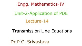 SOLUTION OF transmission line equation AND TELEGRAPH EQUATIONS USING SEPERATION VARIABLES METHOD [upl. by Lerad]