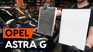 Så byter du kupefilter på OPEL ASTRA G CC F48 F08 GUIDE AUTODOC [upl. by Netsirk634]