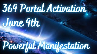 369 portal activation 9th June 2023 POWERFUL MANIFESTATION Reiki asmr ammonite for abundance [upl. by Nordine]