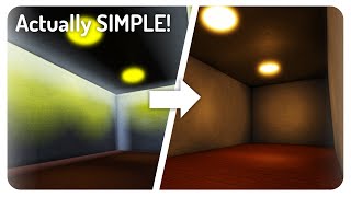 How to IMPROVE your Lighting in under 1 minute Obby Creator [upl. by Waldman72]