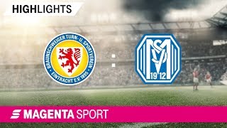 Eintracht Braunschweig  SV Meppen  Spieltag 29 1819  MAGENTA SPORT [upl. by Drawe]