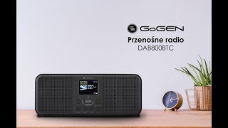 Przenośne radio Gogen DAB800BTC [upl. by Eirok]