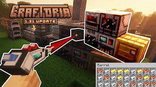 MEKANISM Ore Multiplication TUTORIAL plus Mining Gadgets in Craftoria  Minecraft 121 [upl. by Ahsot719]