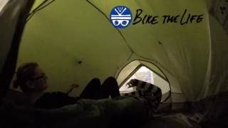 First time building Vaude Mark L 3p tent  our new home [upl. by Enyrehtac]